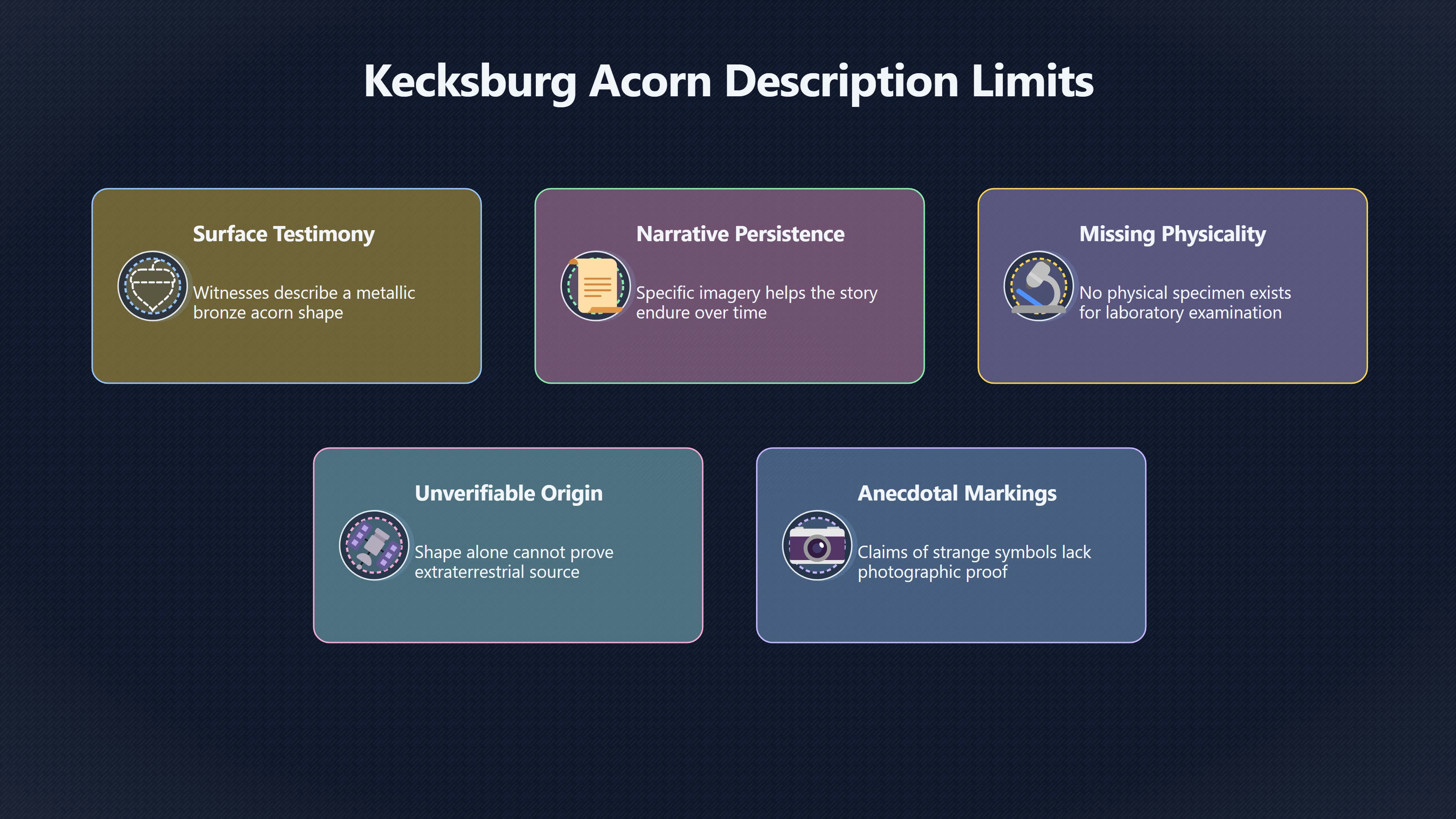 Overview image for What Could the Acorn Object Prove?