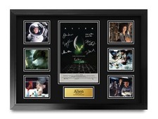 Listing image for Alien Signed Large A2 Sci-Fi Horror Framed Printed Autograph Memorabilia Gift