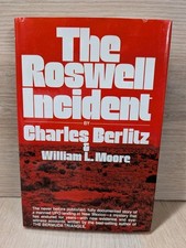 Listing image for VTG The Roswell Incident 1st Edition , 1st Print Hardcover Book Charles Berlitz